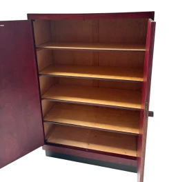 Art Deco Modernist Armoire by A.H. Jansen for L.O.V. Oosterbeek, 1920s